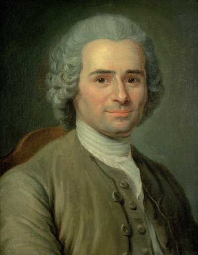 Jean-Jacques Rousseau by Maurice Quentin de La Tour